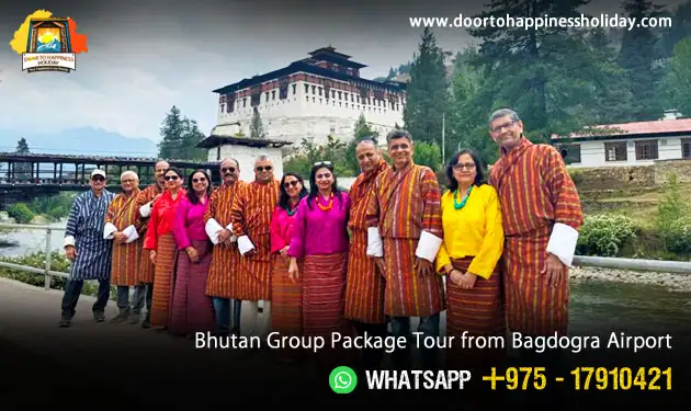 bhutan group package tour from bagdogra airport