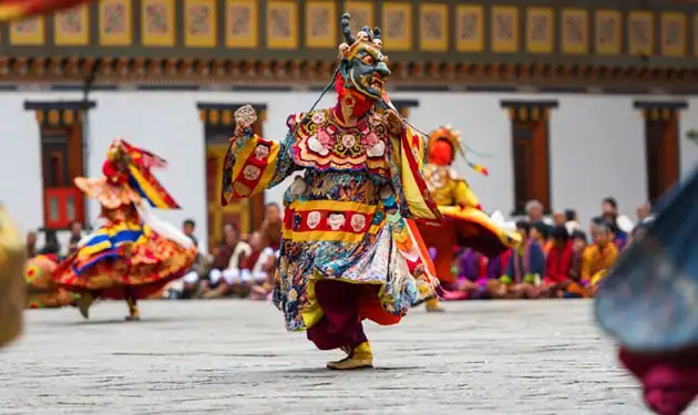 bhutan thimphu tsechu festival tour