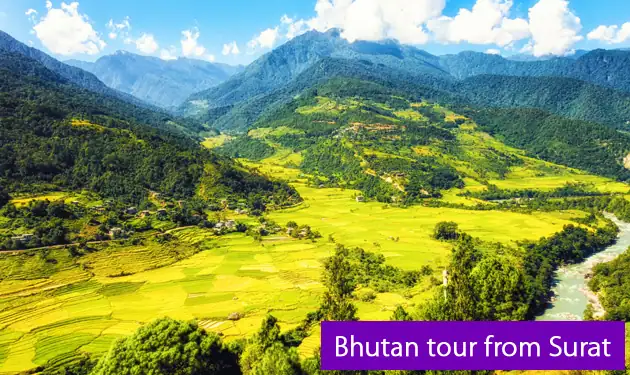 bhutan tour packages from Surat