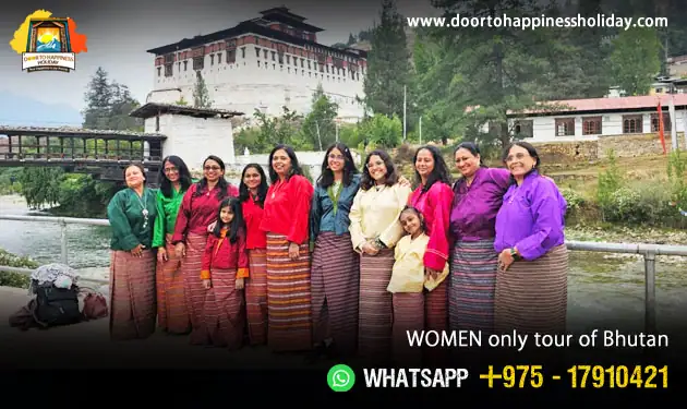 women only bhutan group tour from bagdogra airport